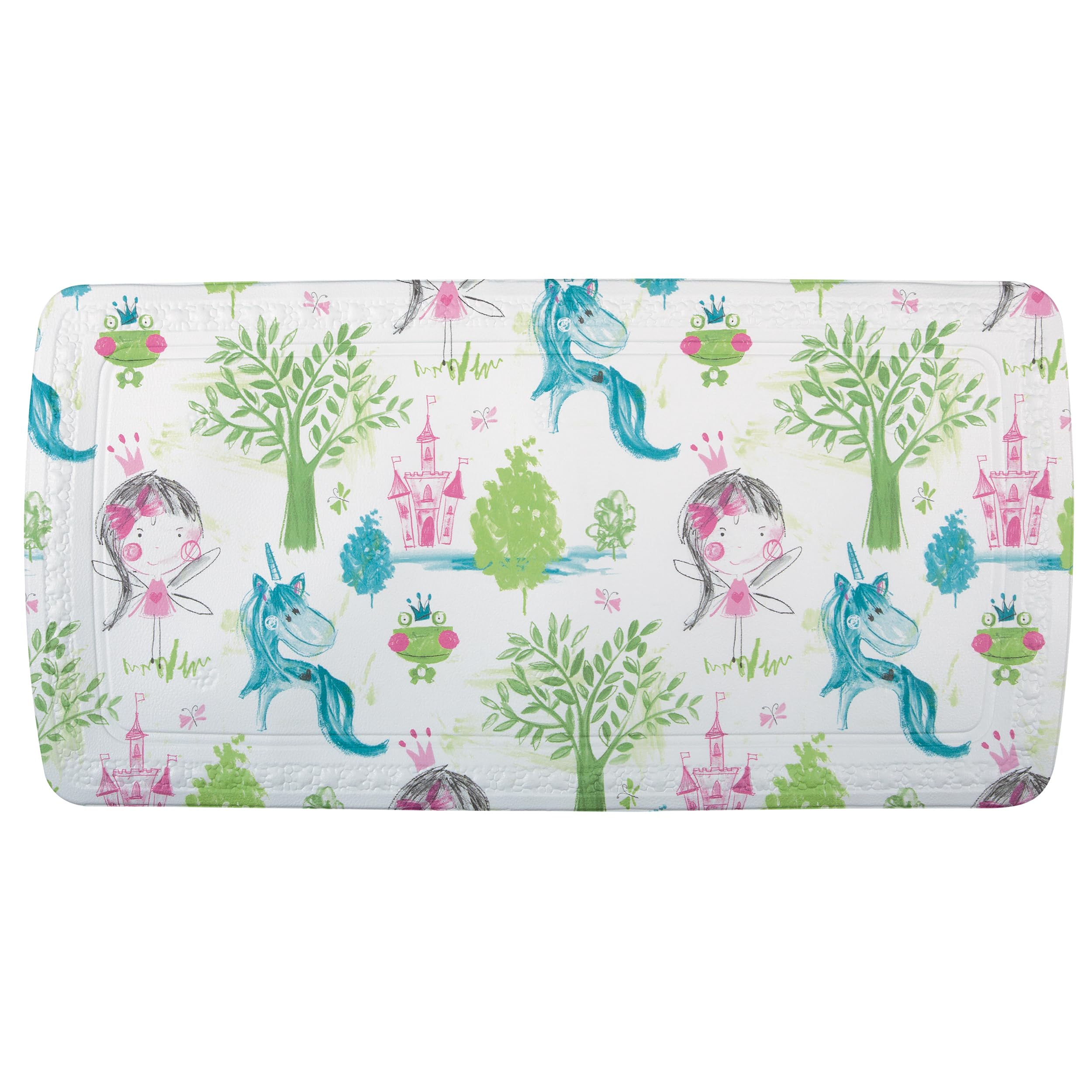 Spirella Duschmatte Badematte Duscheinlage antibakteriell rutschfest mit Saugnäpfen - Fairy Tale - ca. 91x36 cm - Made in Germany
