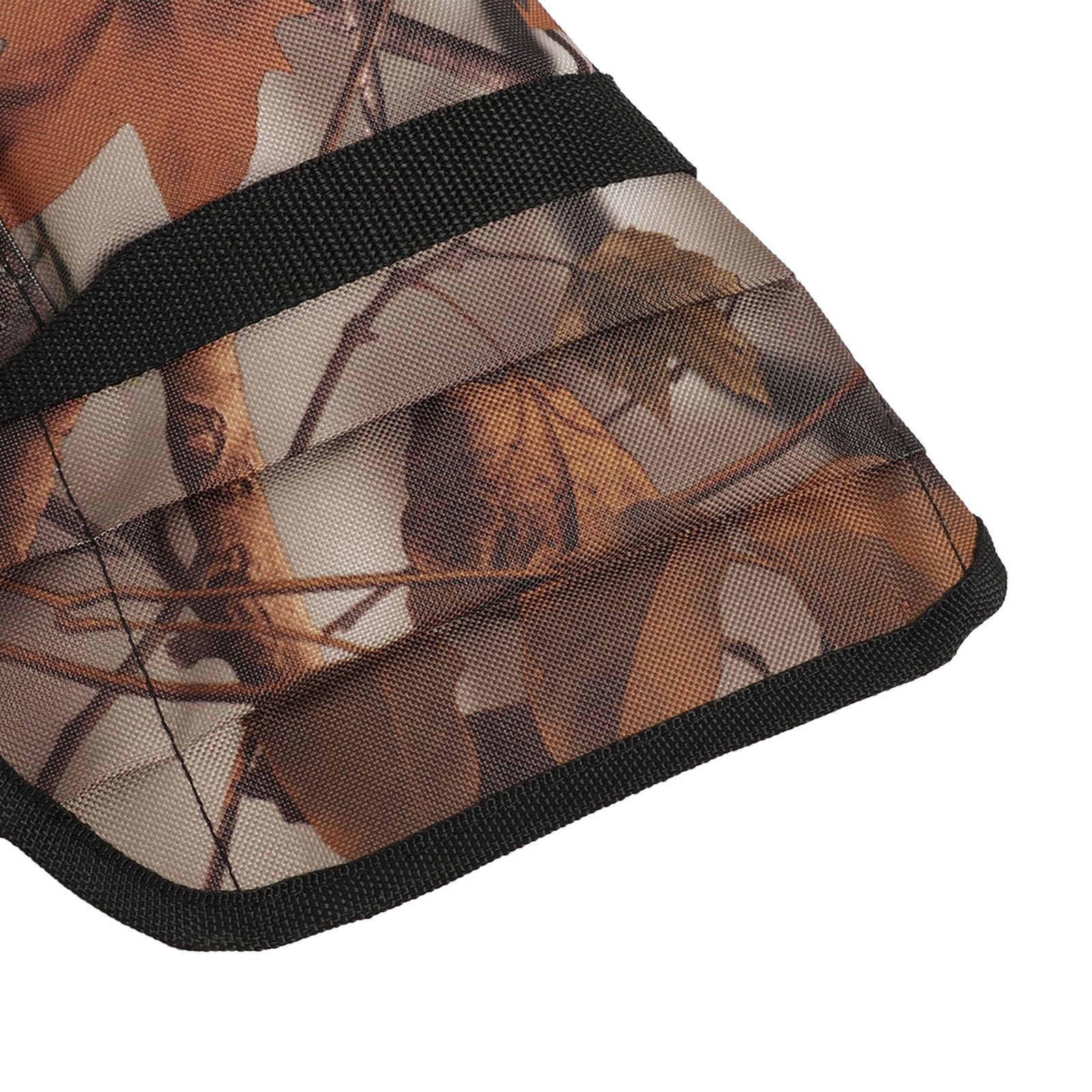 AMONIDA Guêtres Serpent Imperméables et Réglables, Protège-Jambes Inférieurs pour la Randonnée et Les Aventures dans la Jungle, en Tissu Oxford Durable, Paquet de 2