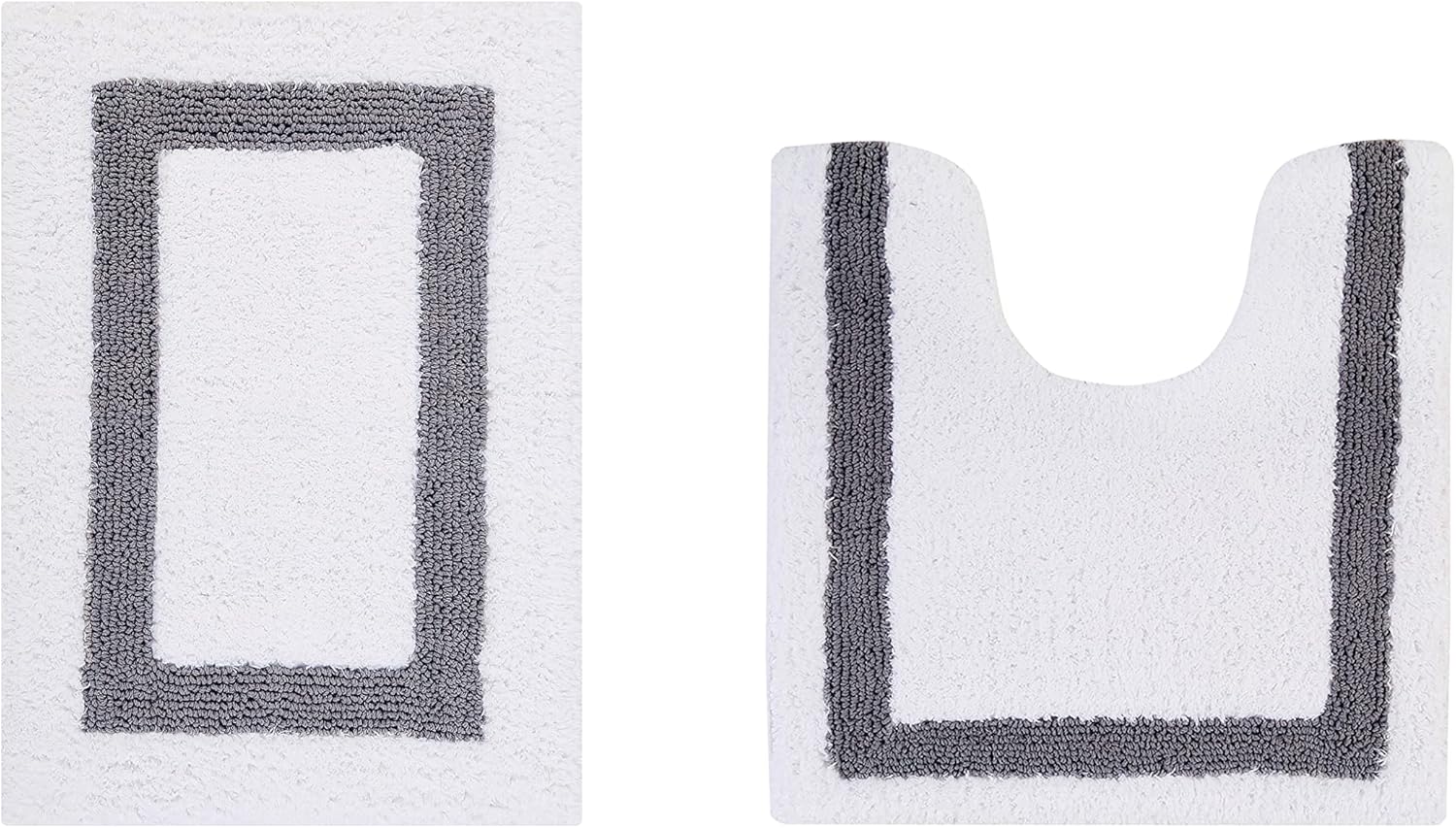 Better Trends 100 Cotton Hotel Collection Bath Mats Set