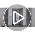 INOVADAY 100% Blackout Curtains 102 Inches Length 2 Panels Set, Back Tab/Rod Pocket Linen Black Out Curtains for Bedroom, Thermal Insulated Window Drapes - Oatmeal, W50 X L102
