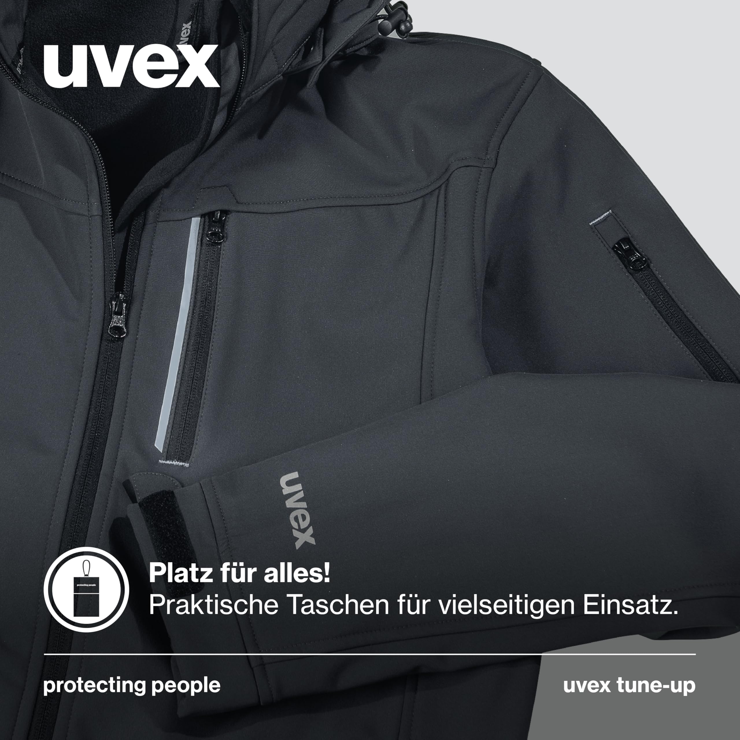 Uvex tune-up softshell giacca da lavoro da donna - Giacca outdoor idrorepellente