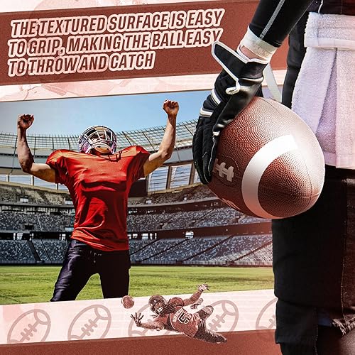 Miniatura 4 de Paquete de 12 balones de goma a granel de tamaño oficial, fútbol inflable de goma con bomba, balones de fútbol de agua a granel para niños y