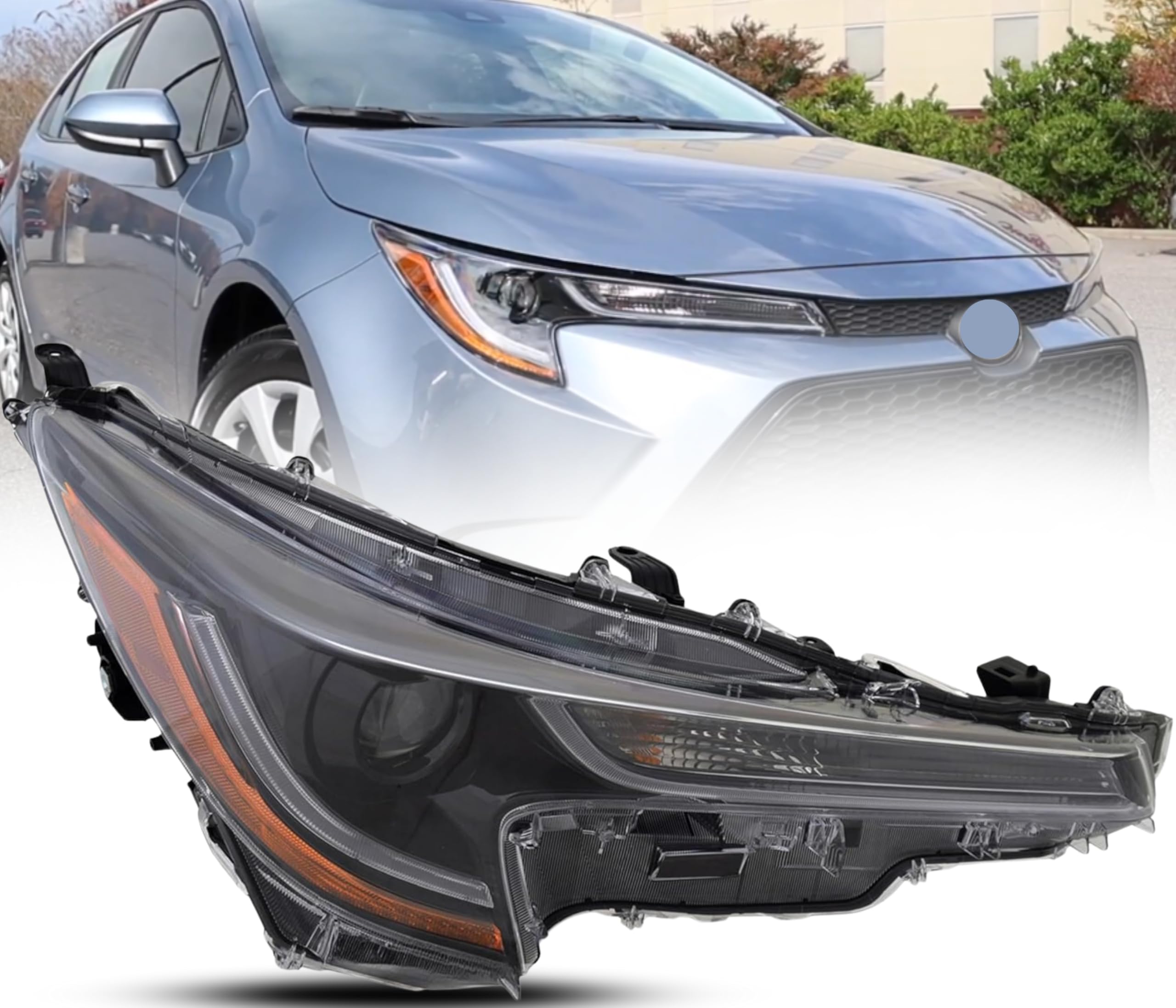 Amazon.com: Replacement For Toyota 2020 2021 2022 Corolla Sedan L