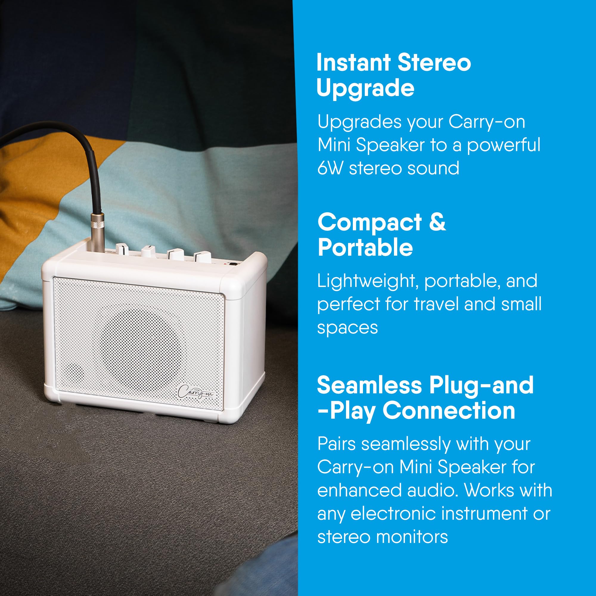 Carry-on Mini altoparlante di estensione da 3 Watt Mini altoparlante compatto 3 Watt mini amplificatore combinato portatile