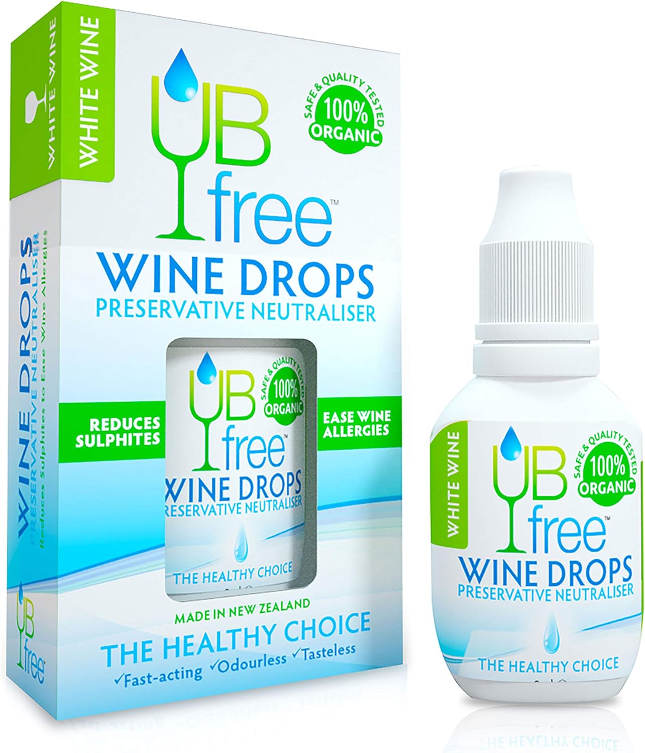 UB Free Wine Drops 1 Pack A Natural and Organic Wine