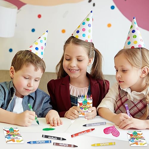 Miniatura 4 de ArtCreativity Mega Crayons Set - Juego de 192 crayones - Manualidades y suministros artísticos - Divertido recuerdo de fiesta y premio para niños a