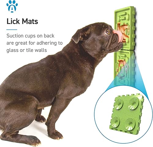 Miniatura 4 de Any Pet - Tapete de alimentación lenta, bandeja, cuencos para perros de alimentación lenta, tapete de comida para perro, almohadilla para lamer