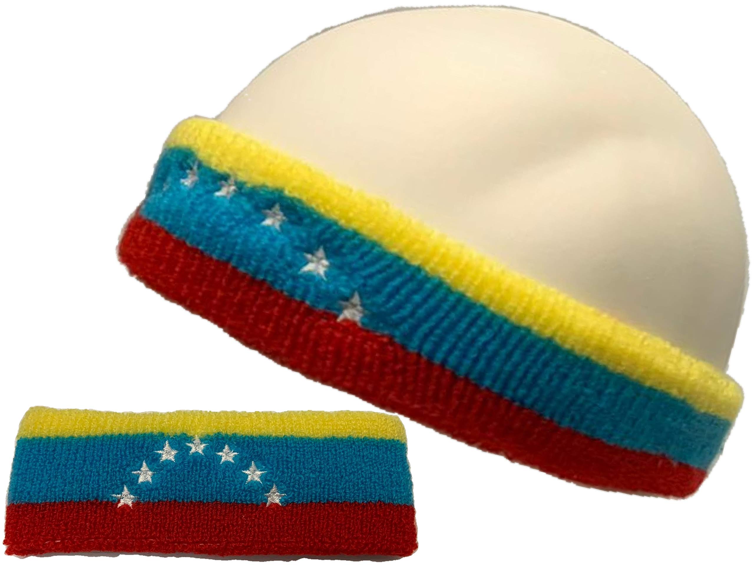 Venezuela Venezuelan Sport Sweat Sweatband Headband Yoga Gym Stretch Head Band Mini Banner