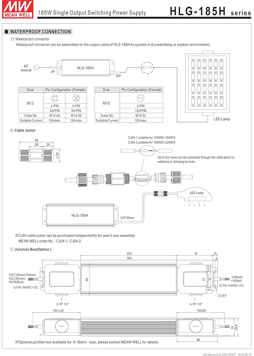 🔥 Hot Deals MEAN WELL LED Driver Single Output Switching Power Supply 54 Volts @ 3.45 Amps 27 - 54 Volts Model A, 185W - HLG-185H-54A Promo Discount Up To 70% Off MEAN WELL LED Driver Single Output Switching Power Supply 54 Volts @ 3.45 Amps 27 - 54 Volts Model A, 185W - HLG-185H-54A