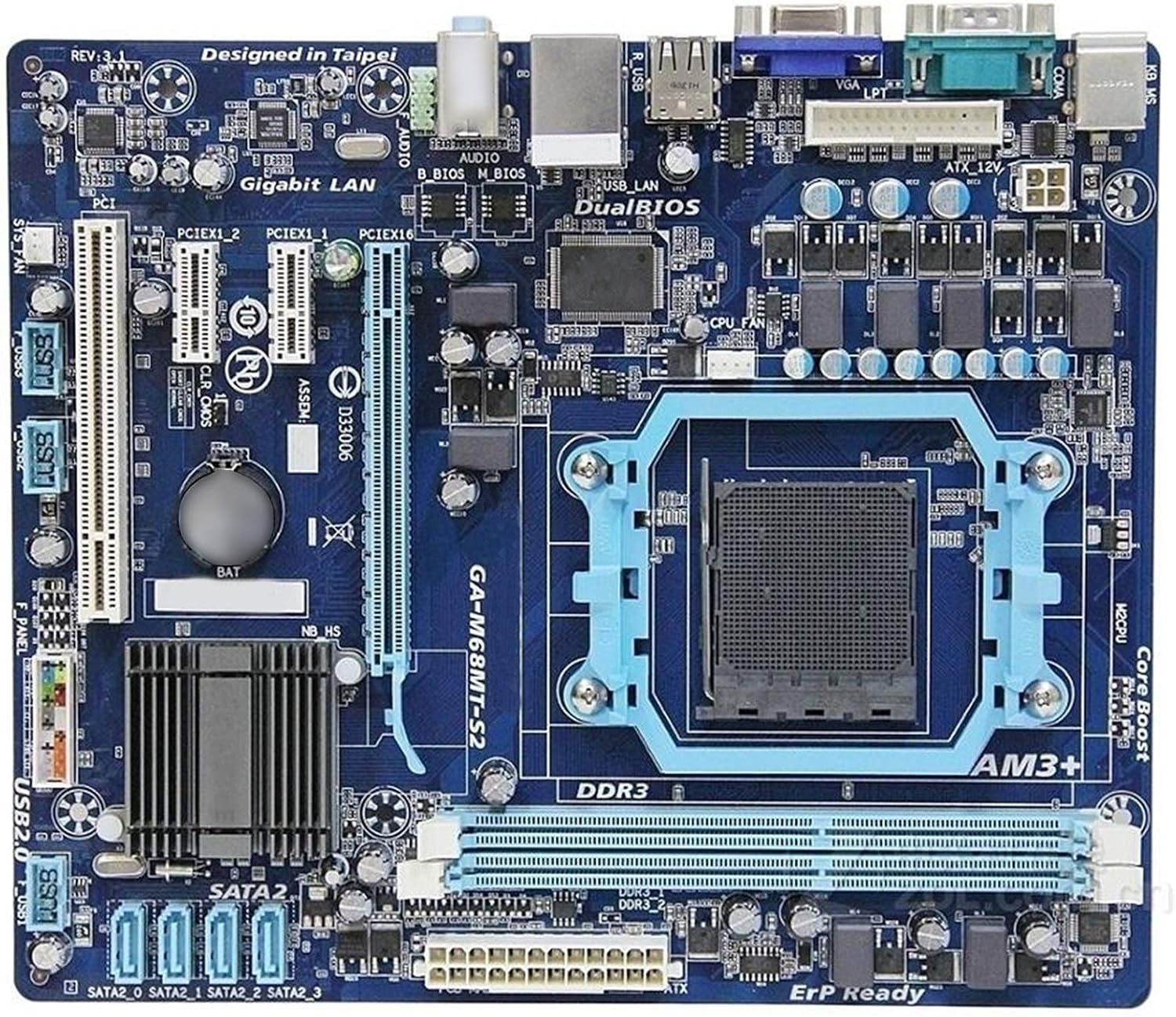 WWWFZS Motherboards Fit for Gigabyte GAM68MT S2P GAM68MT
