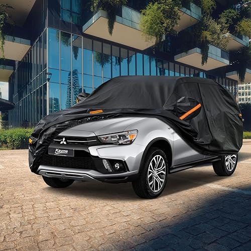 Miniatura 137 de Kayme - Cubierta de 7 capas para camioneta, resistente e impermeable para todo tipo de clima, para el aire libre, protección contra la lluvia, sol