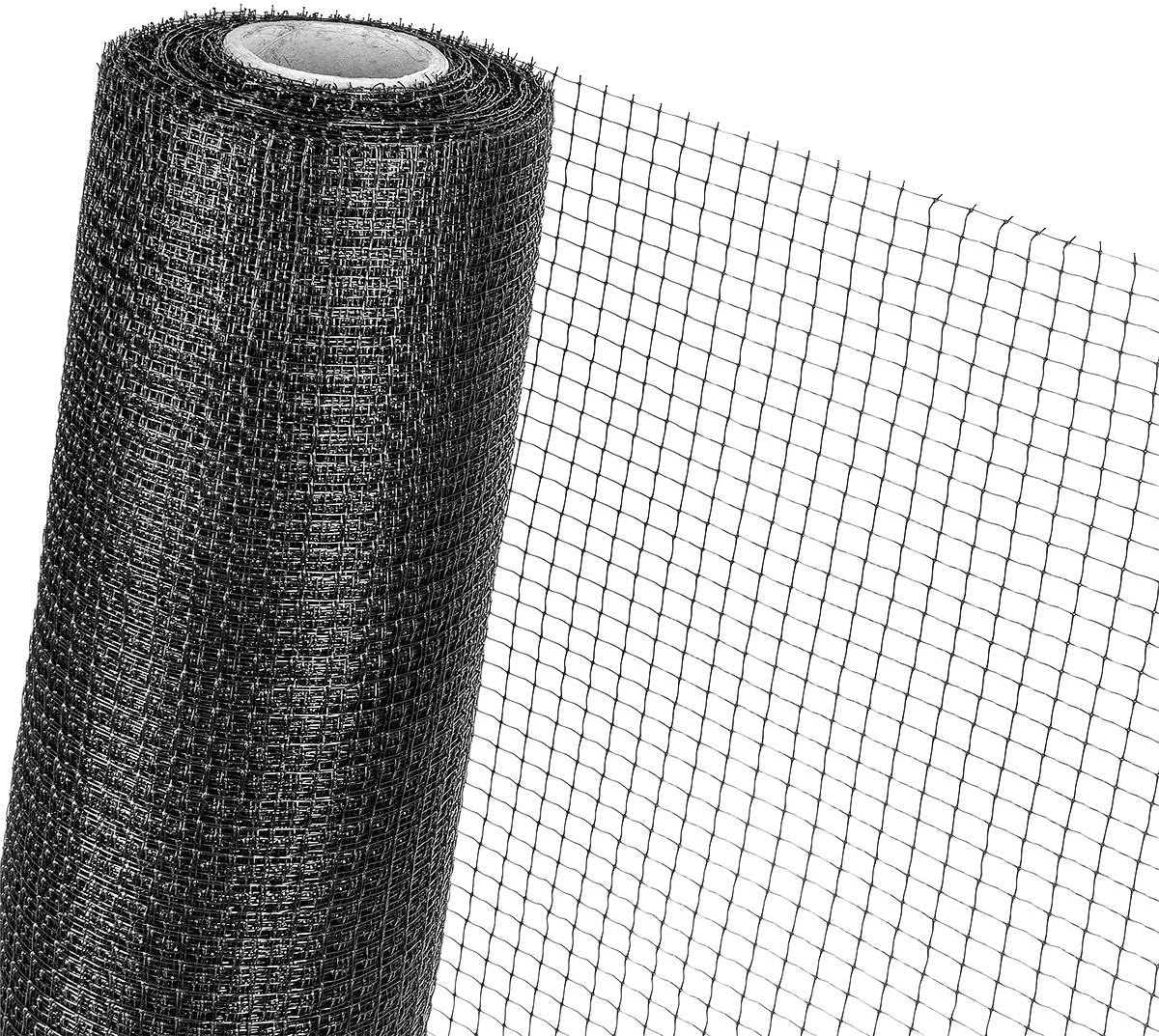 ecosoul Mole Net 2 m x 50 m, Polypropylene Mole Repellent Barrier for Lawn, UV-resistant, Weather Resistant