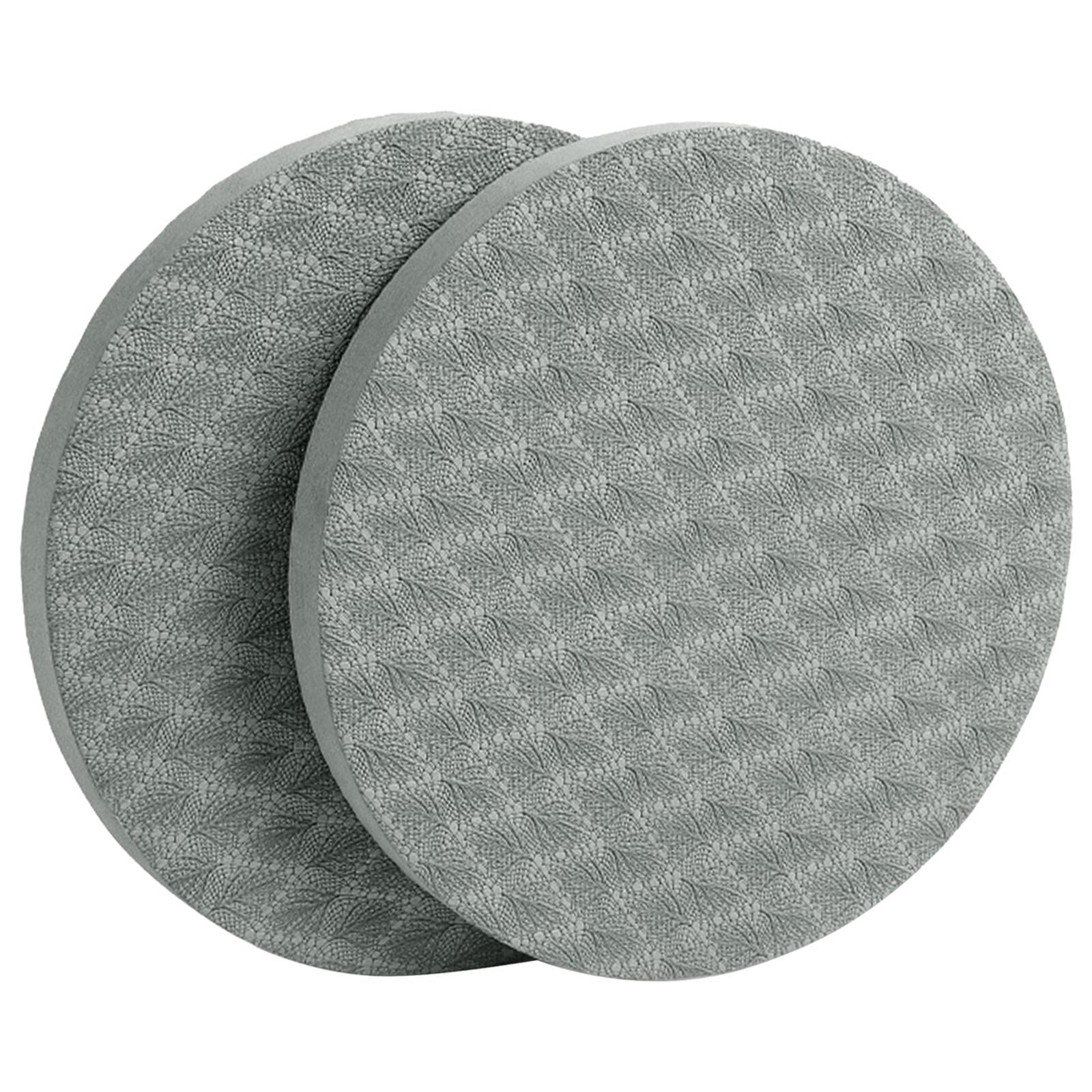 Anti Slip Small Round Knee Pad Yoga Mats 2 Pieces Portable for Gym Exercise Gray | Sporting Goods | Fitness, Running & Yoga | Fitness Equipment & Gear | Exercise Mats-image-19