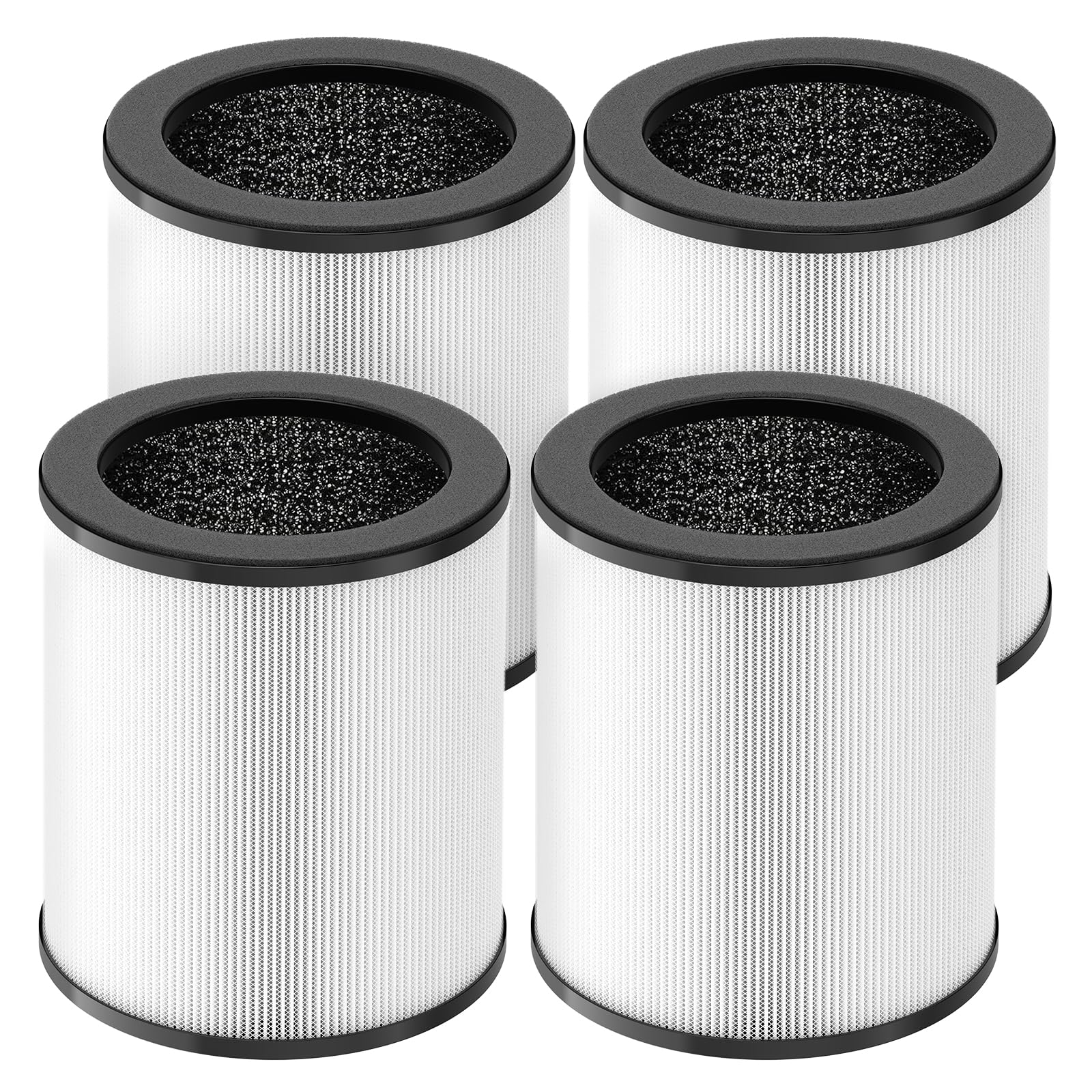 KJ80 Replacement Filter Compatible with Druiap KJ80 Air Purifier, 4 Pack