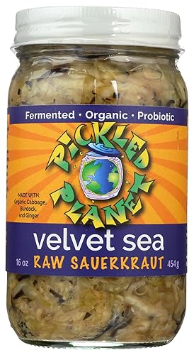 PICKLED PLANET Chucrut de verduras marinas orgánicas, 16 onzas