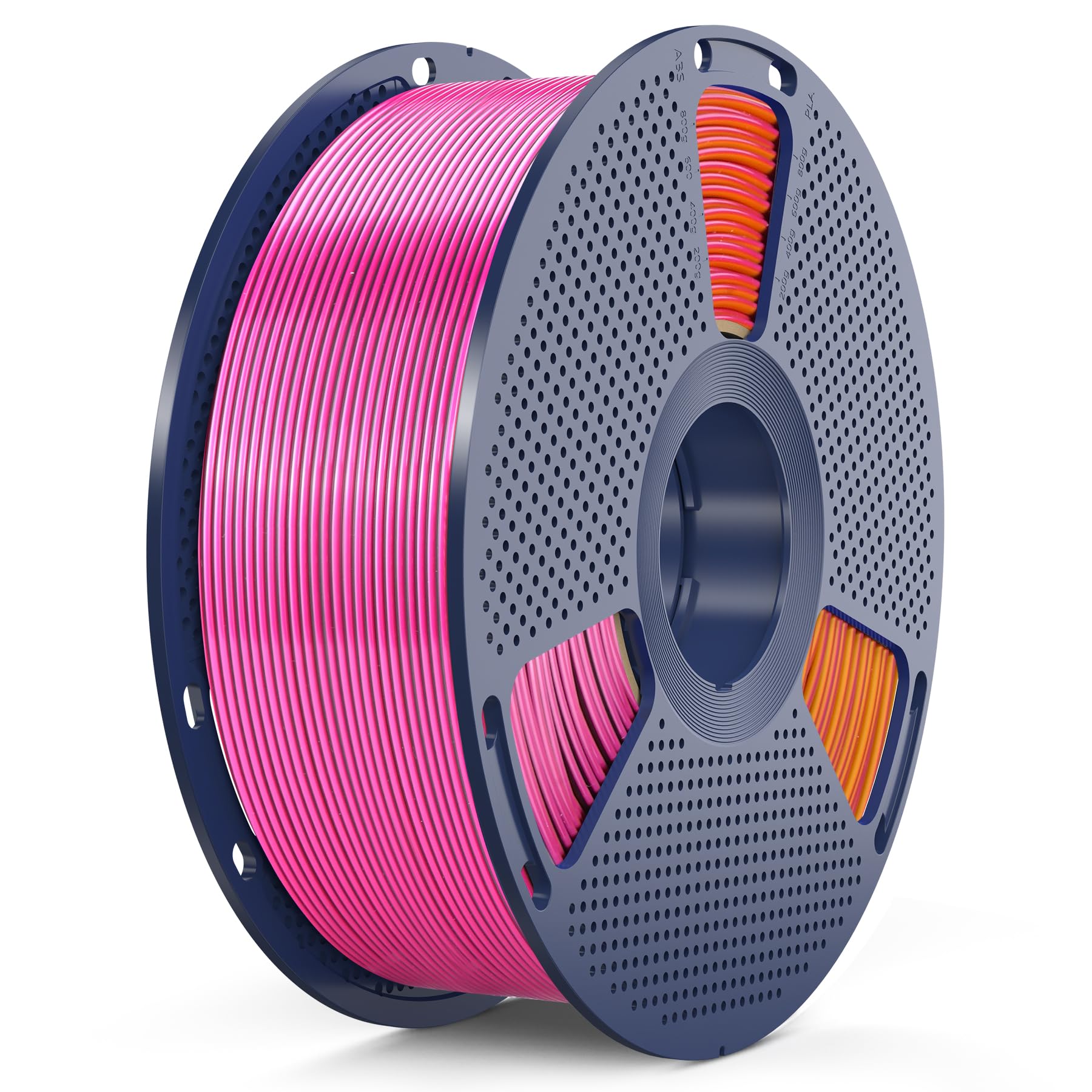 SUNLU Silk Quadruple Color PLA Filament, 1KG, (Black Red Yellow Grey)