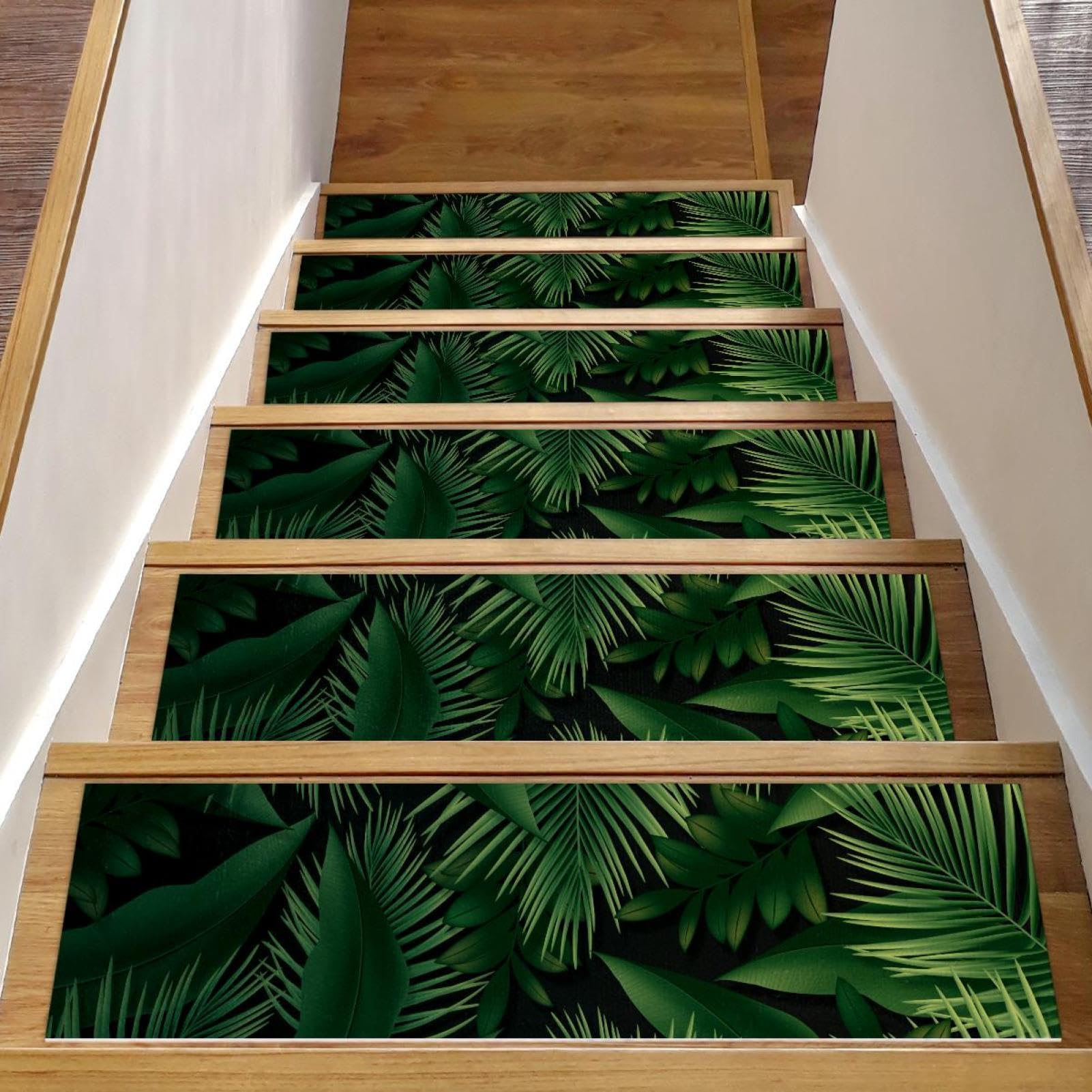 Alfombra para peldaños de escalera de madera que evita caídas de ancianos en interiores