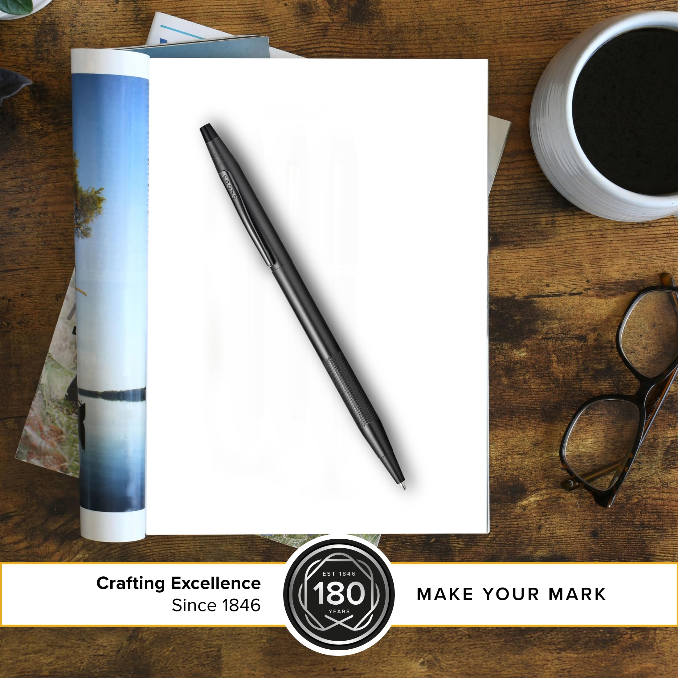Amazon.com : Cross Classic Century Black PVD Micro-knurl Ballpoint