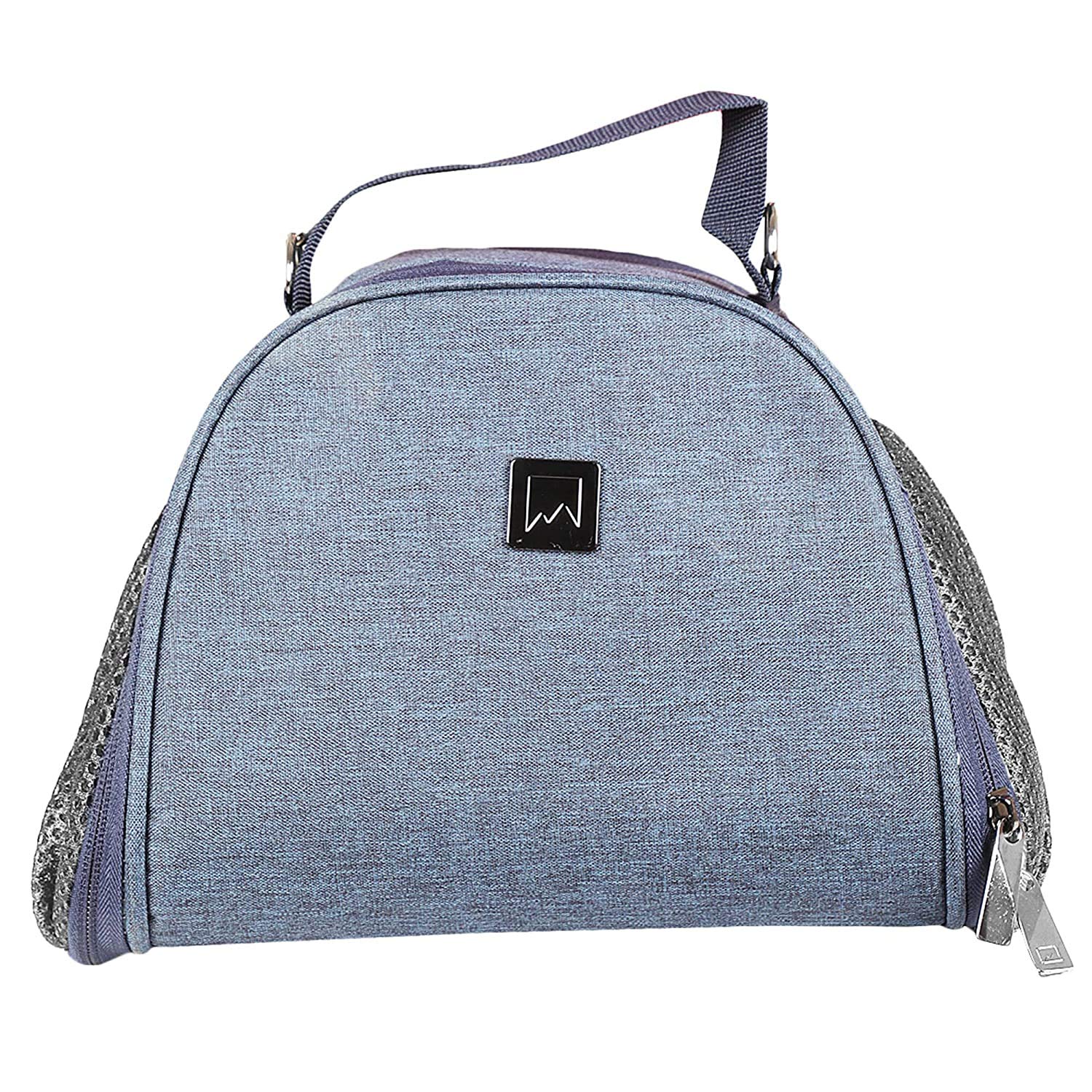 Mounthood Nylon Lunch Bag for Office Men, Maintain Hot and Cold (grey