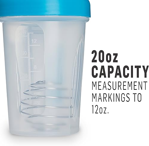 Miniatura 6 de Blender Bottle - Botellas mezcladoras clásicas para batidos de proteínas y antes del entrenamiento, color negro