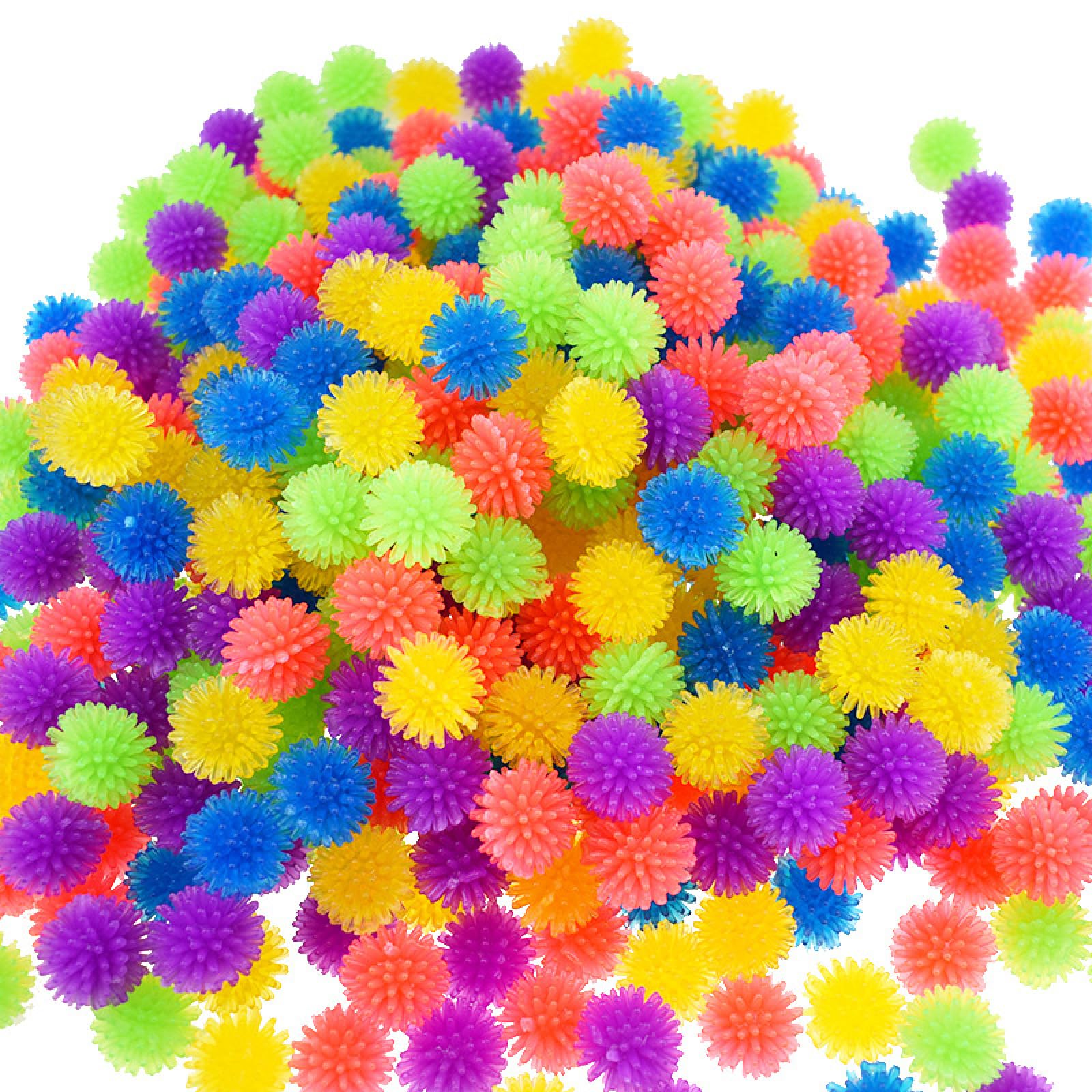 Giocattolo per gatti con piume, Giocattoli for gatti, simpatico giocattolo for, palla rimbalzante, interattivo colorato con punta morbida da masticare, 20 pezzi