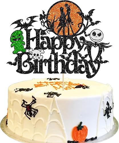 Miniatura 140 de Gyufise 24 piezas de decoración de magdalenas fantasmas – Purpurina blanca espeluznante Halloween Baby Shower Cupcake Picks para decoración