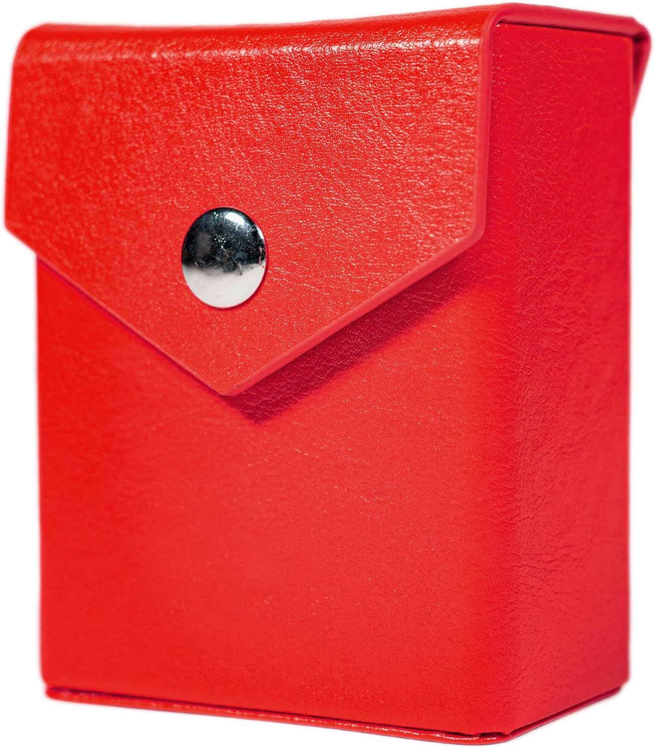 Yu'Gi Deck Box Replica, 60 Size, Red, Hard Shell, Faux Leather, Belt Loop, Compatible with Yu-Gi-Oh!, Magic: The Gathering, Pokemon TCG, Cardfight!! Vanguard