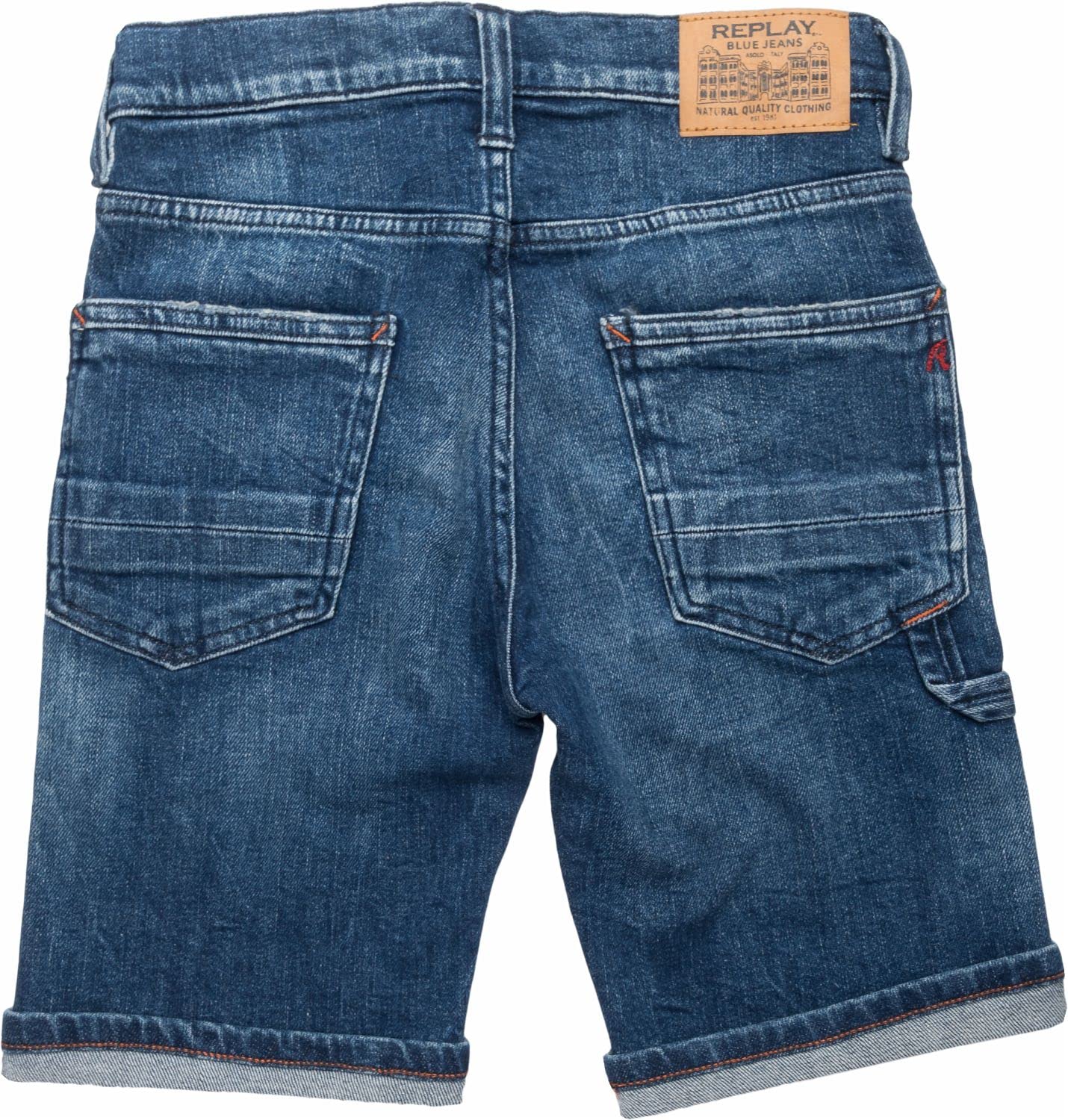 Replay Pantalones Cortos Gekow - Pantalones Cortos de Jean Niños