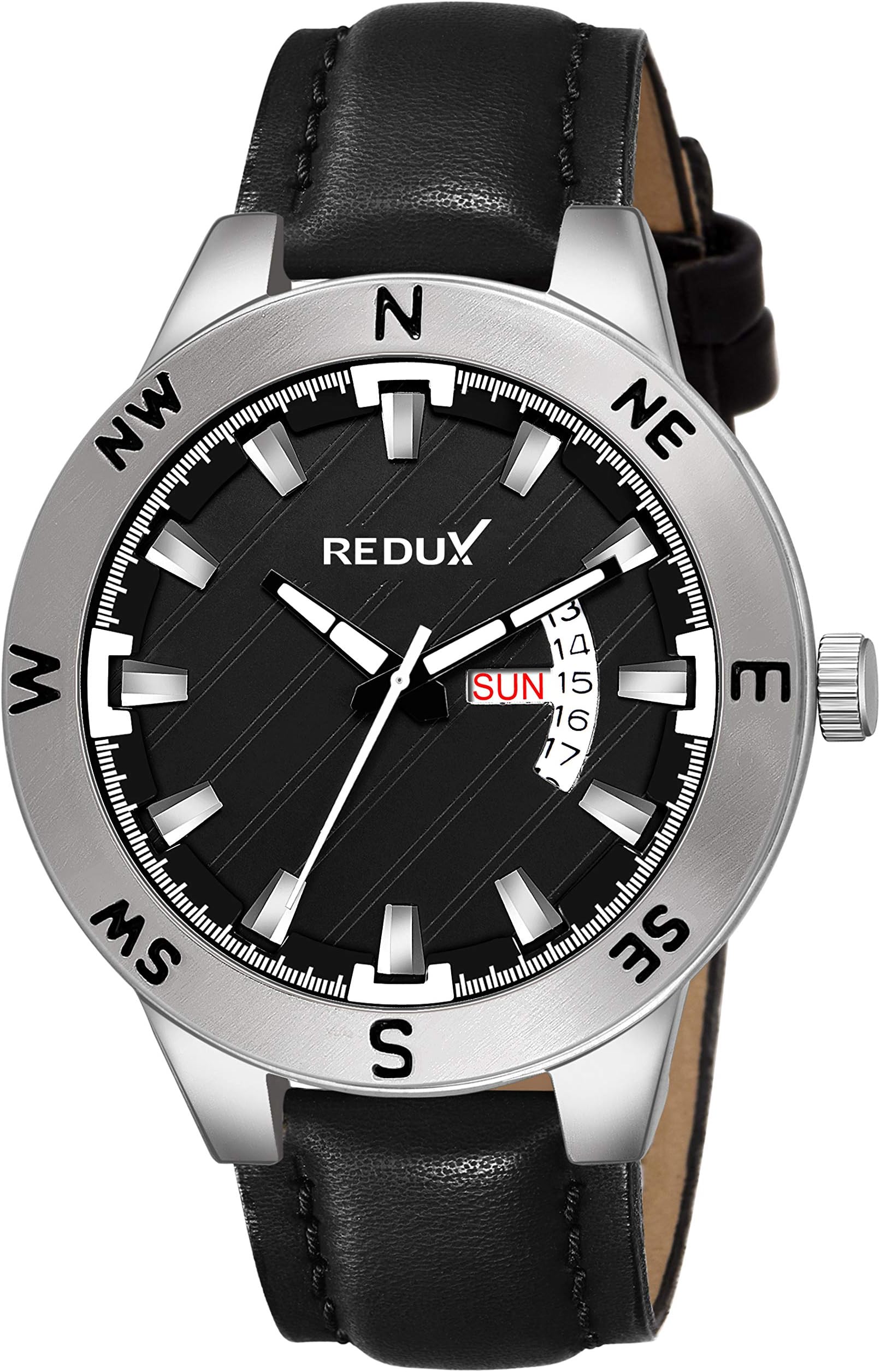 REDUX Analogue Black Dial Men's & Boy's Watch RWS0299S