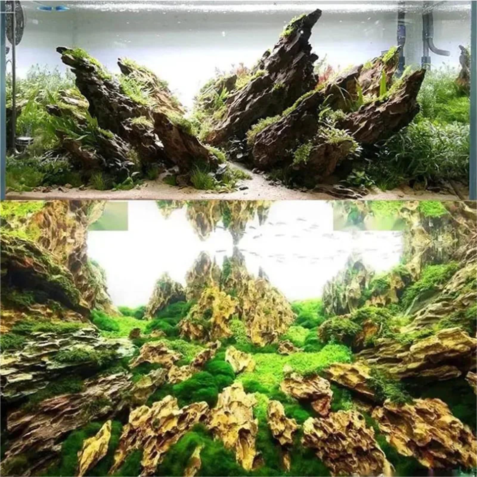 Faux Rocher 250g 500g 1000g Aquarium Decor Stone Rockery Landscaping Fish Tank Microporous Good for Plants Growth(About 1000g)