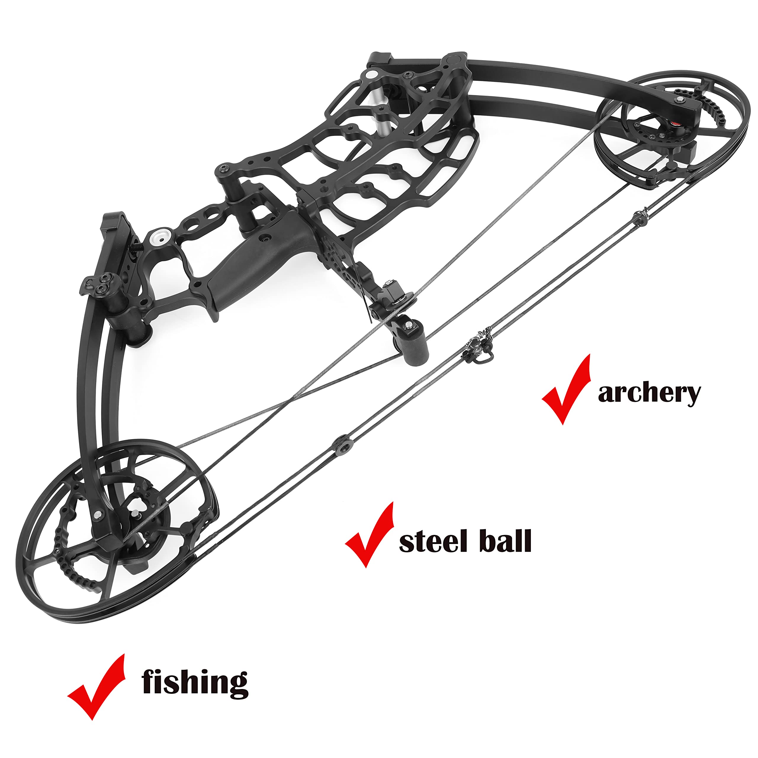 Arc Composé / Catapulte De Chasse MILAEM - Double Usage Fl Ches Billes 894817