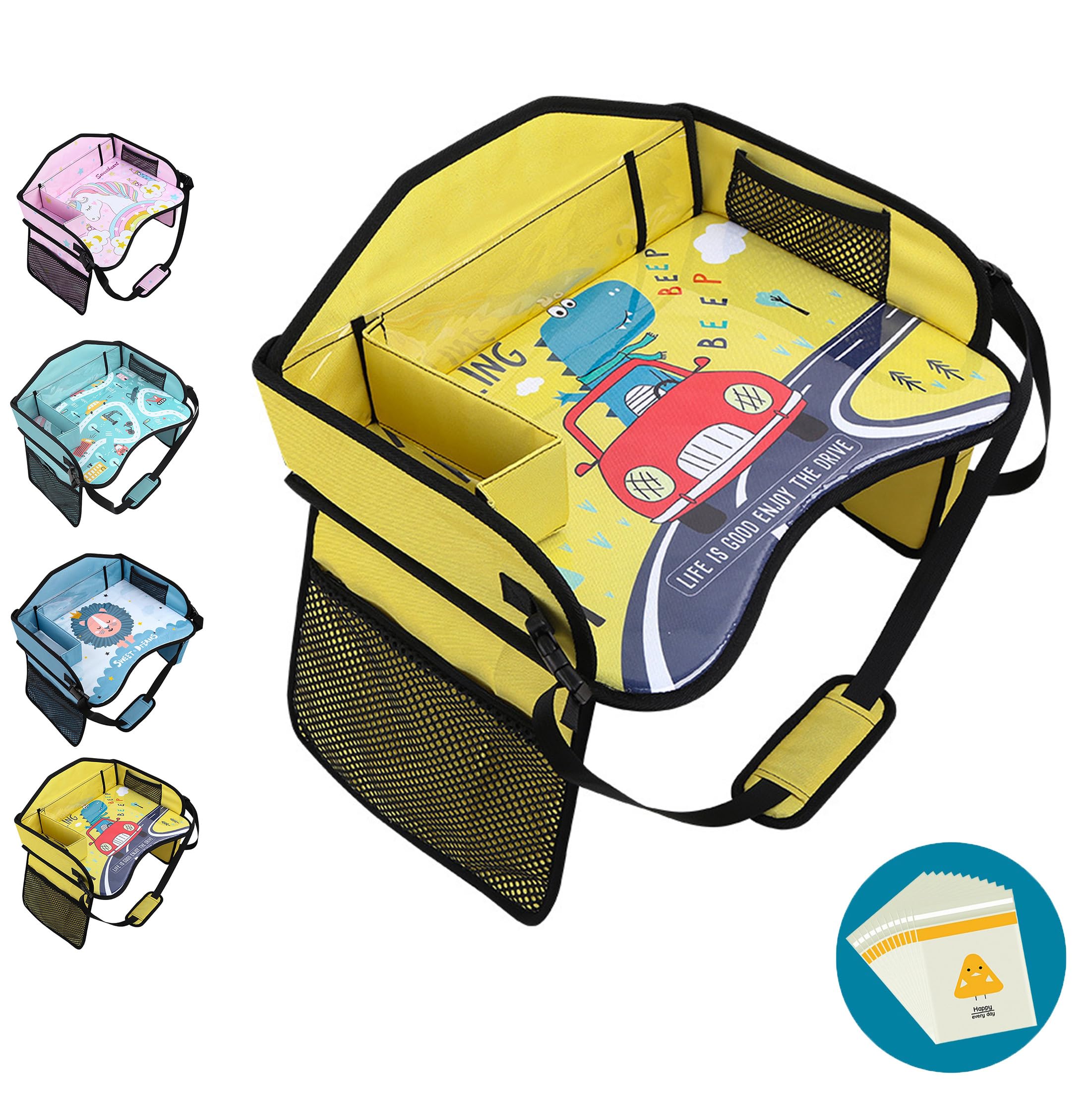 Booster Seat Car PILLANI Kids Travel Tray For Car Car Seat Tray
