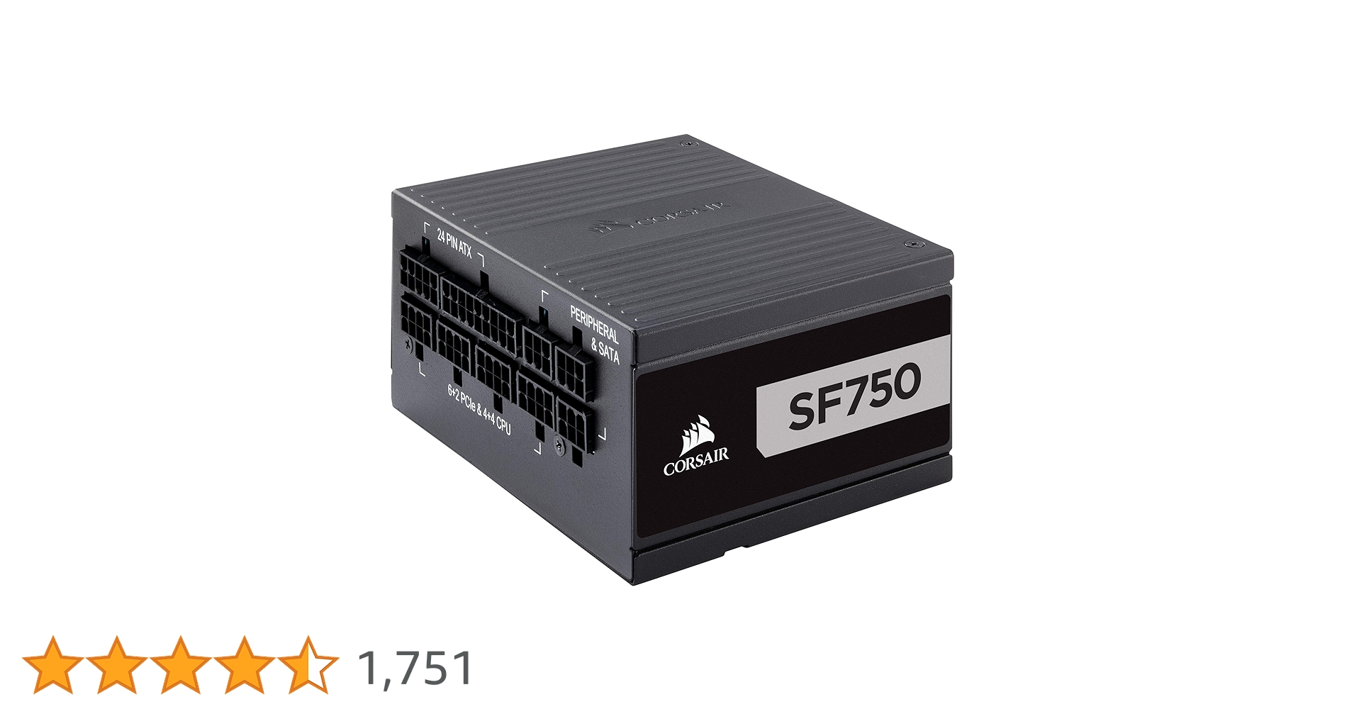CORSAIR SF750 750W 電源ユニット Amazon | CORSAIR SF Series, SF750, 750 Watt, SFX, 80+