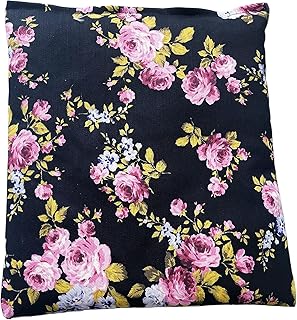 Liberty21 Corn Filled Heating Pad with Removable Washable Cover. Natural Heat Therapy for Lower Back, Neck, Shoulders, Cramps. (Bloom)