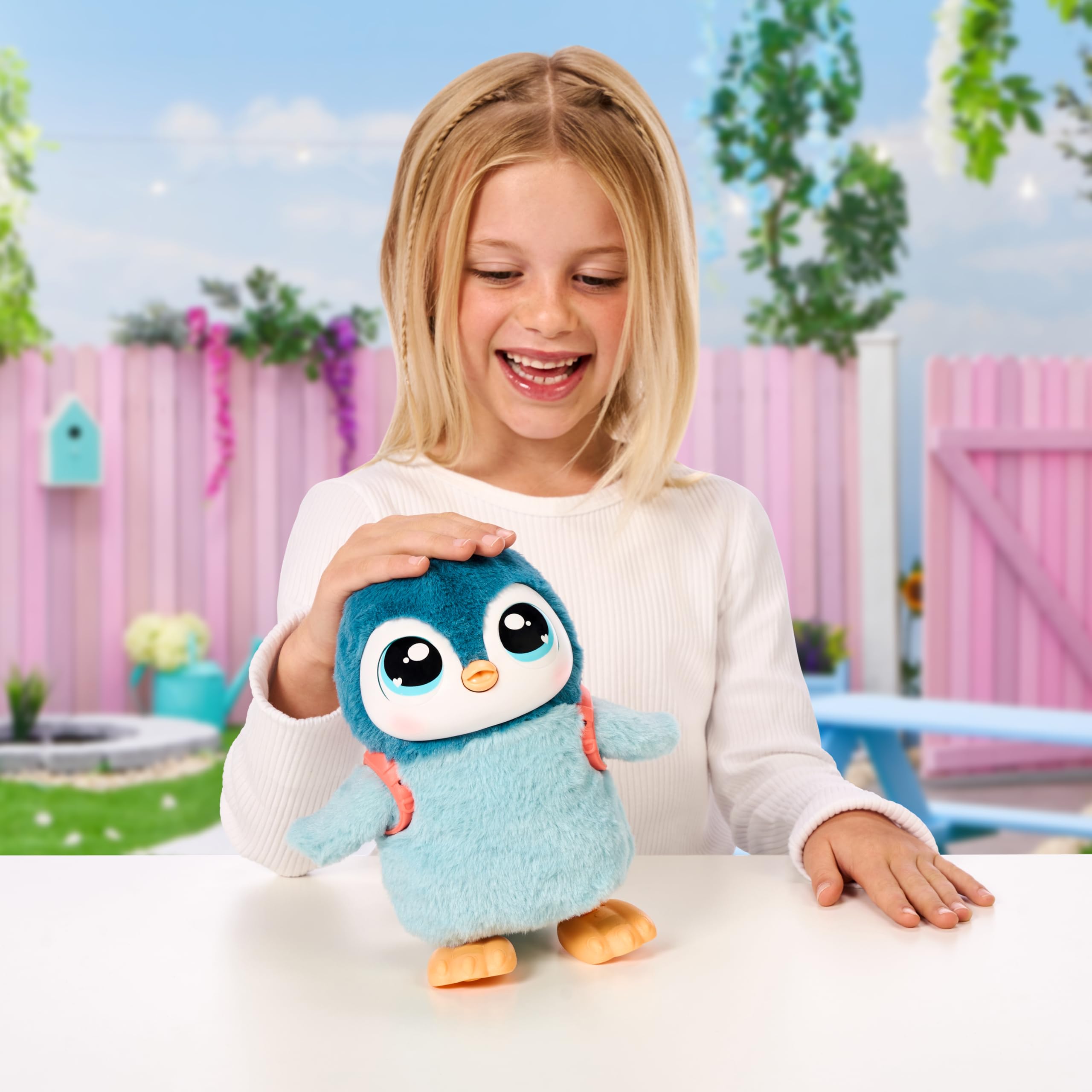 Little Live Pets My Walking Penguin Waddles | Kuscheliger interaktiver Pinguin, der läuft, Tanzt und mit den Flügeln flattert. Über 25 Geräusche & Reaktionen. Batterien enthalten. Ab 5 Jahren.