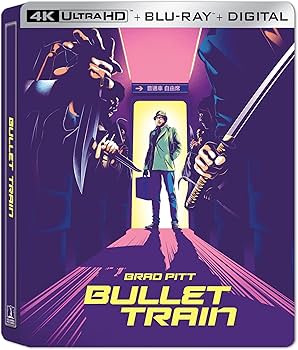 Amazon.com: Bullet Train - 4K + Blu-ray + Digital : Brad Pitt