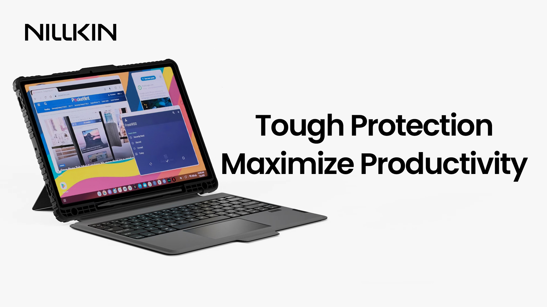 Amazon.com: Nillkin Rugged Keyboard Case for Samsung Galaxy Tab