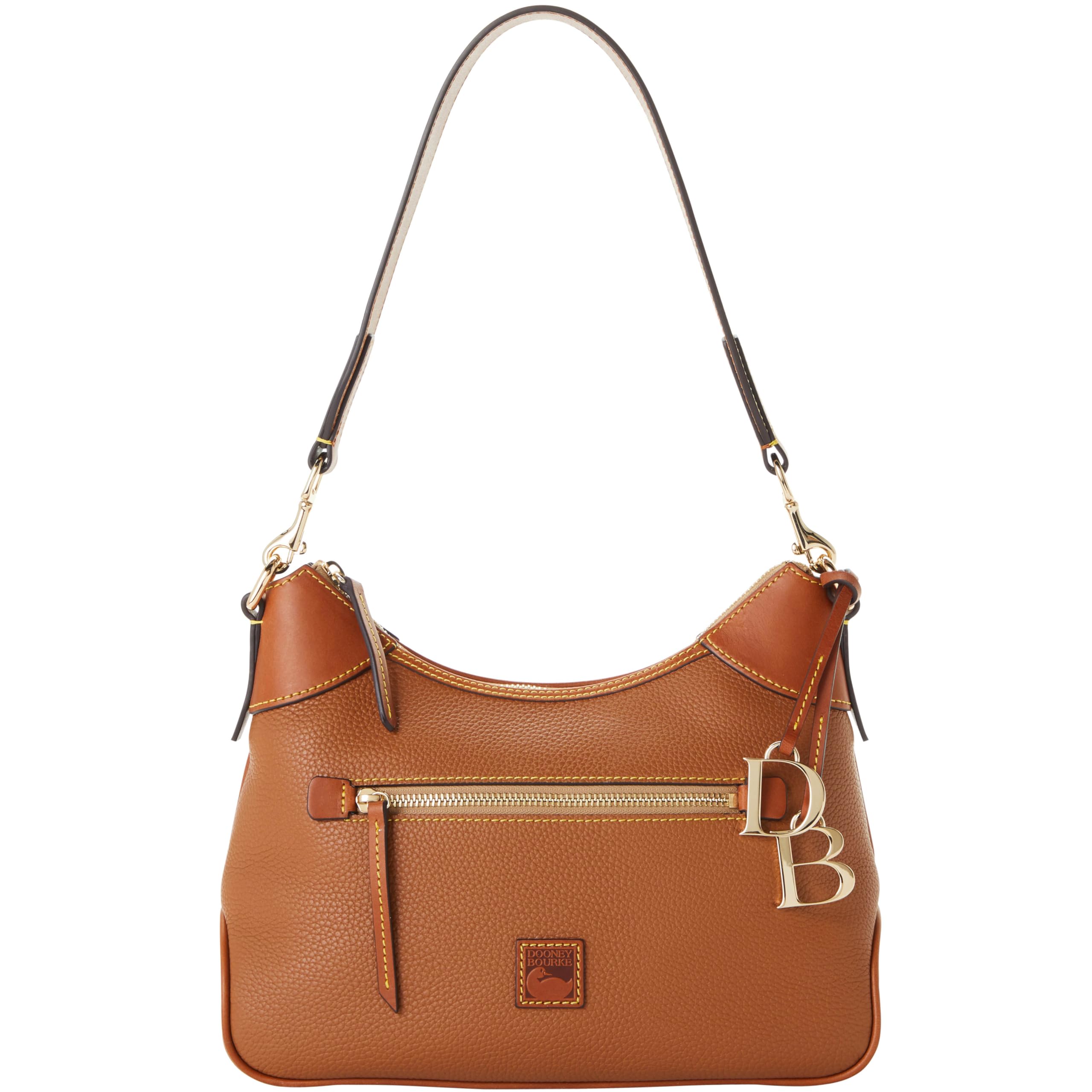 Dooney & Bourke Handbag, Pebble Grain Hobo Shoulder Bag - Brown