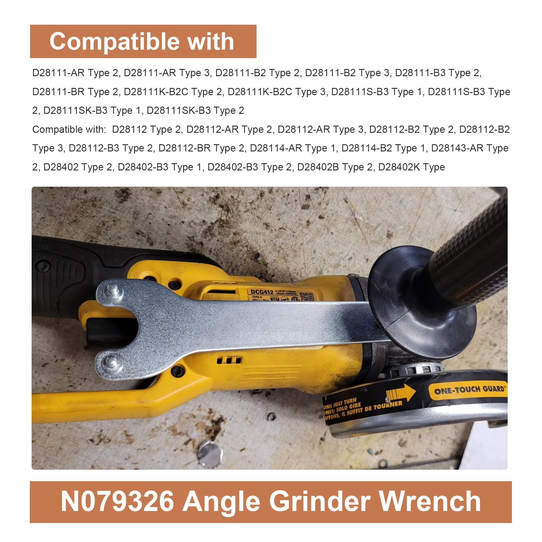 DeWalt Angle Grinder Wrench - N079326 (2 Pack) -5 DeWalt Angle Grinder Wrench - N079326 (2 Pack) -5