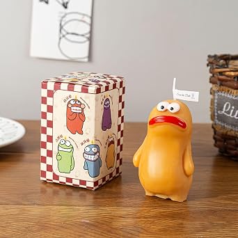 Whimsical Monster Scented Candles 5 Unique Scents, Fun Decorative Aromatherapy Candle Handmade Cute Monster Shaped Candle for Home, Office, Gift Approx. 4 Inches Tall