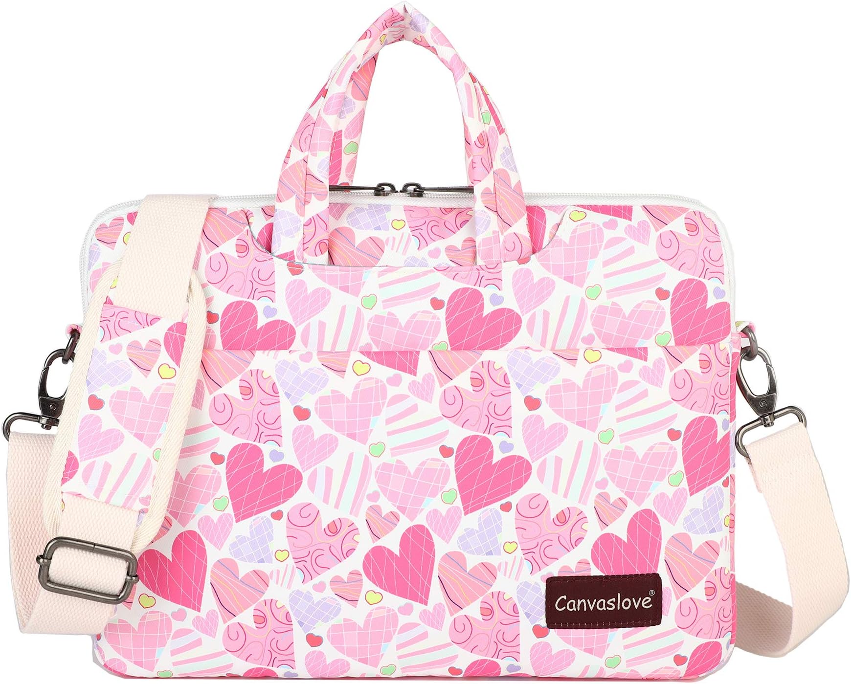CanvasloveLightweight Laptop Shoulder Messenger Bag