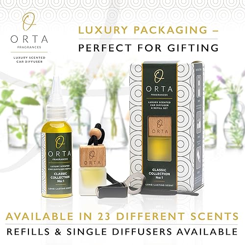 Miniatura 9 de No1 Kreed Aventus Inspired - Juego de ambientadores de coche  Clip de ventilación y repuesto incluido  Aromas difusores de coche de larga duración