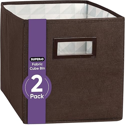 Superio Contenedores de almacenamiento plegables para organización y almacenamiento, organizadores de clóset y almacenamiento, almacenamiento de