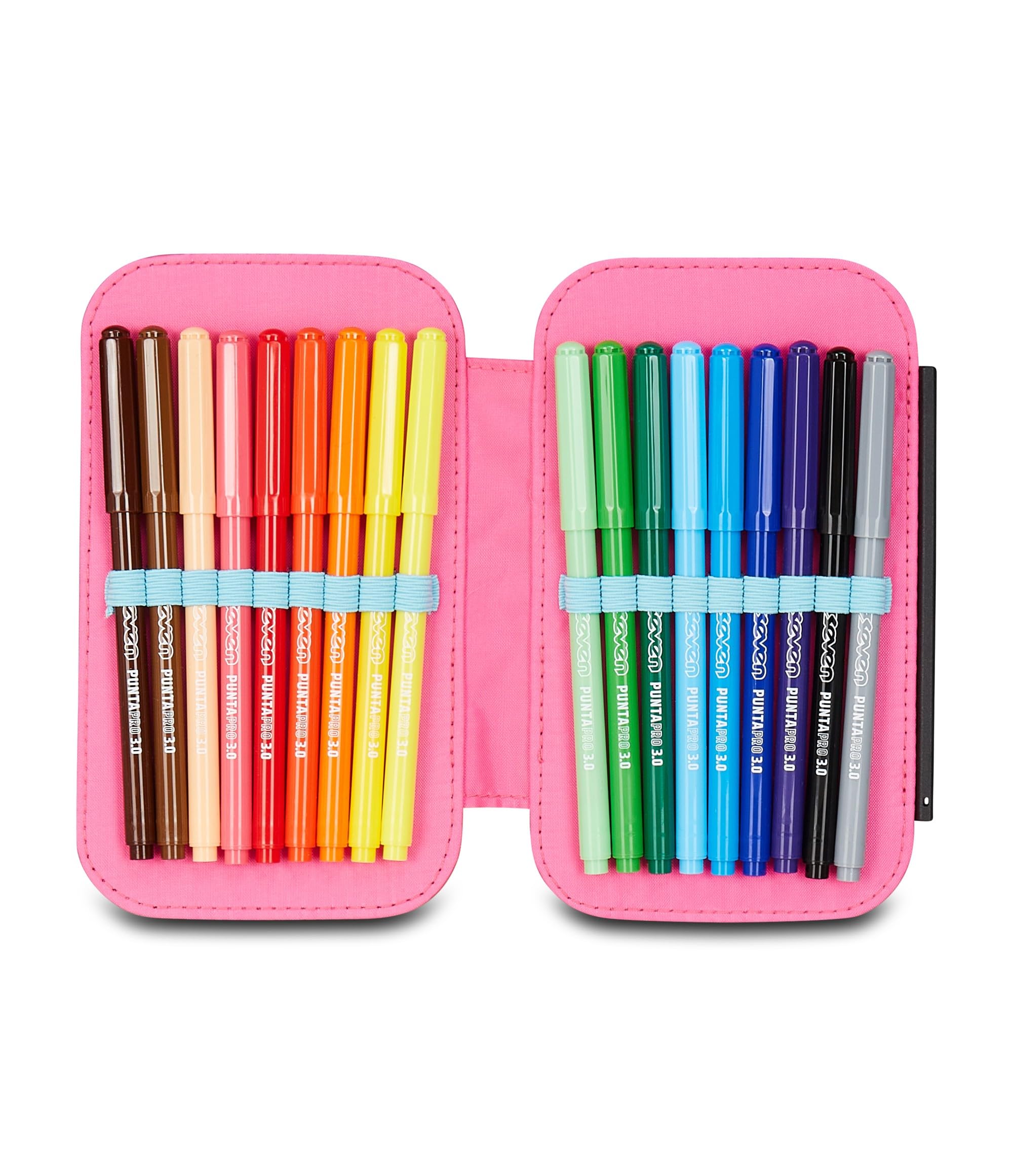 Seven Astuccio Scuola Speed Case SHADY DYE GIRL, Viola, Portapenne Mono Scomparto con Plance Amovibili, Completo Di Penne, Matite, Colori, Accessori Zaino, Scuola Elementare, Bambina