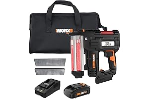 WORX 20V Power Share Cordless 18 Gauge Brad Nailer and Stapler