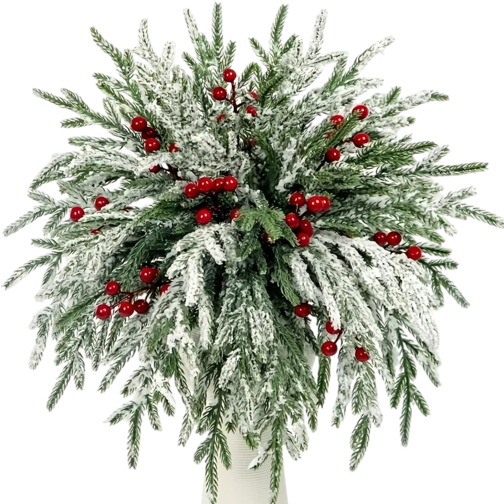 Aiguilles de pin Norfolk pour centre de table de Noël et décoration festive de maison