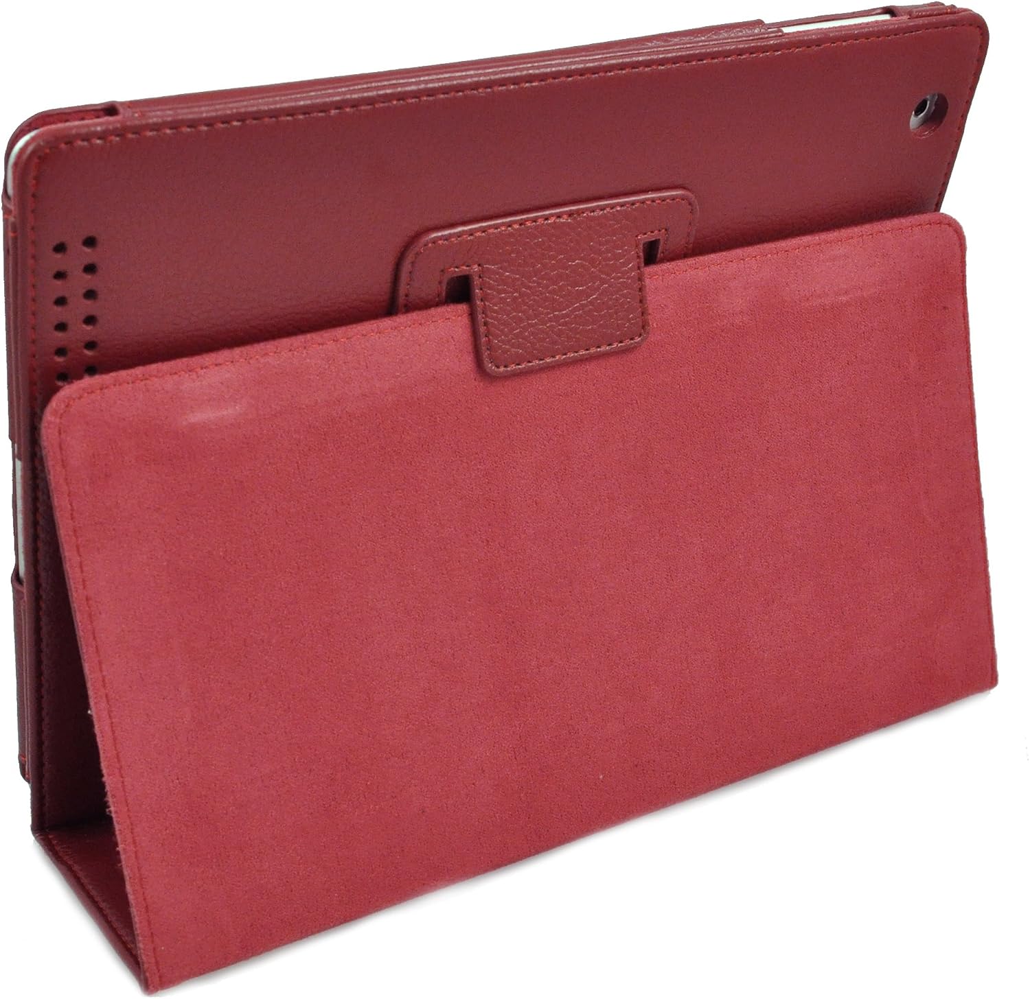 CaseCrown Bold Standby Case (Red) for iPad 4th Generation with Retina Display, iPad 3 & iPad 2 (Built-in magnet for sleep/wake feature)