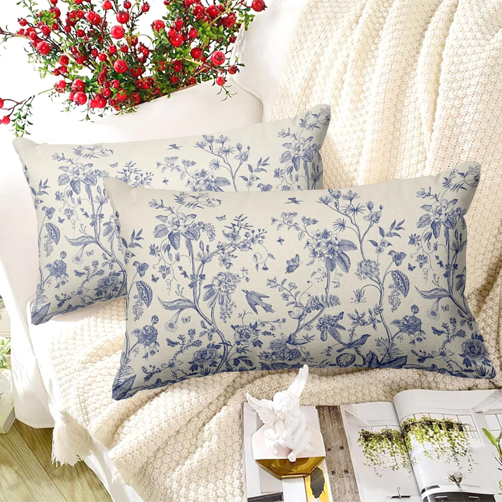 XPHZZL Cushion Covers Set of 2 Pack 30 x 50 cm - Image 3