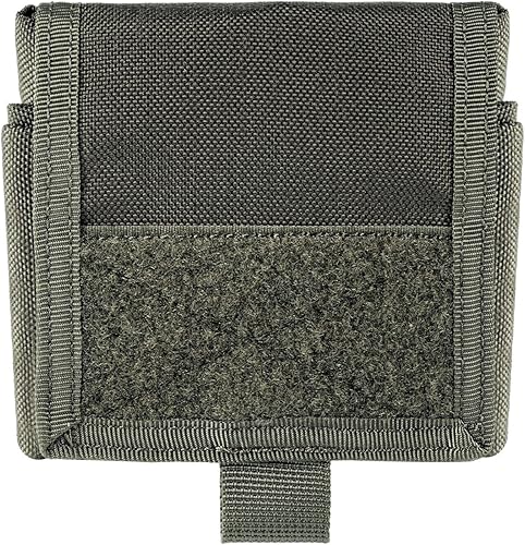 Miniatura 11 de TACNEX - Bolsa de almacenamiento plegable para cinturón de servicio/batalla/rango, enrollable, con sistema MOLLE, bolsa de municiones con cordón
