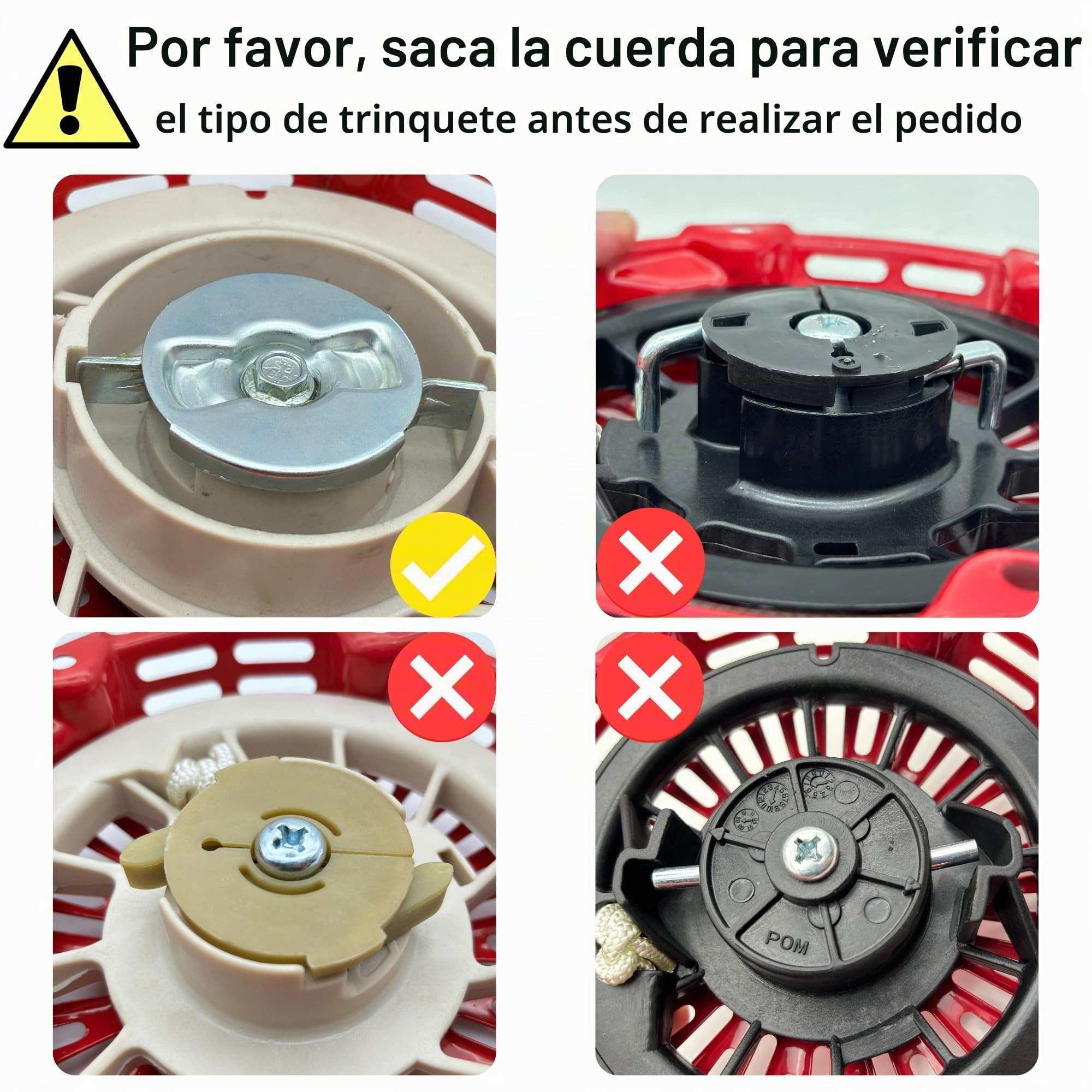 GX340 GX390 Arrancador de Retroceso Reemplazo para Honda & Clones 339c 389cc 420cc 439cc 459cc GX610 620 11 13 18 20 HP motores generador